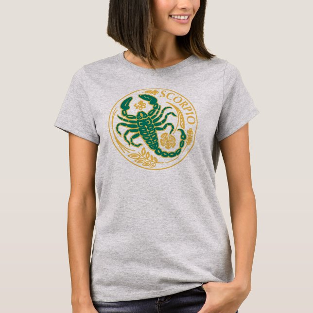 T-shirt Signe du zodiaque Scorpion (Devant)
