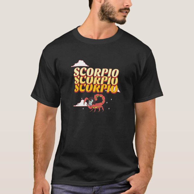 T-shirt Signe du zodiaque Scorpion (Devant)