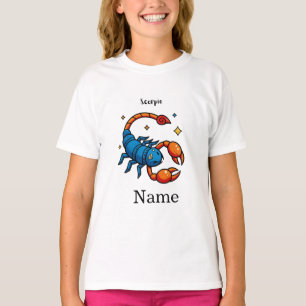T-shirt Signe du zodiaque Scorpion Horoscope Pop Art Migno