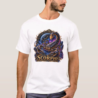 T-shirt Signe du zodiaque Scorpion Scorpion Céleste Astrol