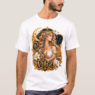 T-shirt Signe du zodiaque Vierge Astrologie Céleste Vierge