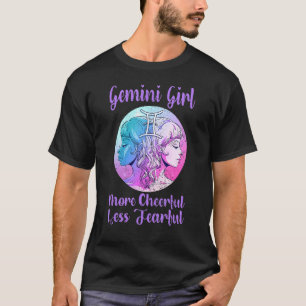 T-shirt Signe Gemini Zodiac Mai Juin Anniversaire Horoscop