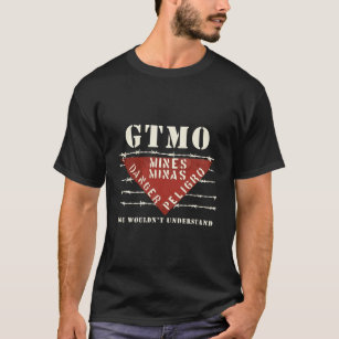 T-shirt Signe Guantanamo Bay Cub de la mine Gtmo Land