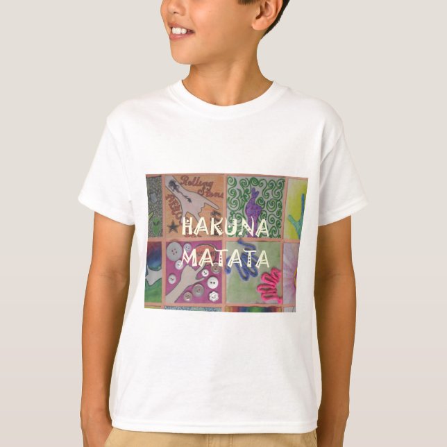 T-shirt Signe Hakuna Matata - Impression (Devant)