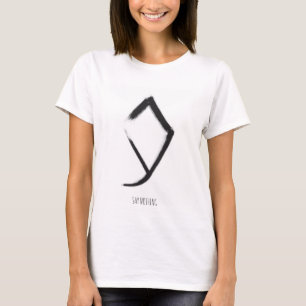 T-shirt Signe Hobo "Dites rien" dessiné à la main