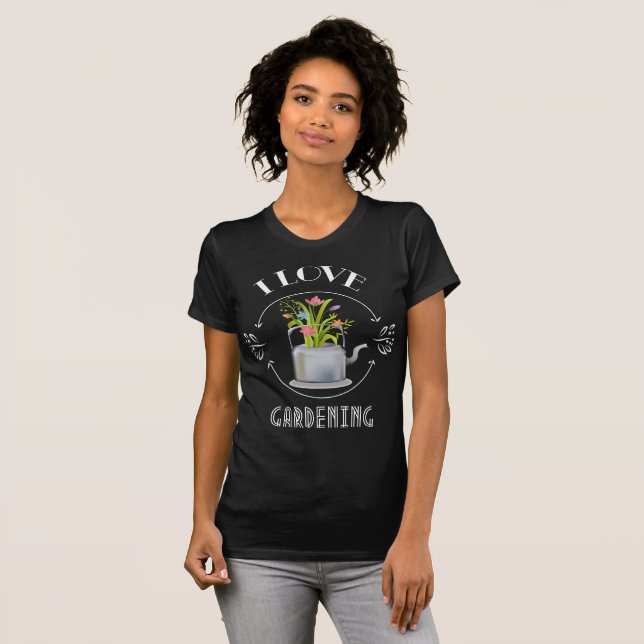 T-shirt SIGNE I Love Gardening (Devant entier)