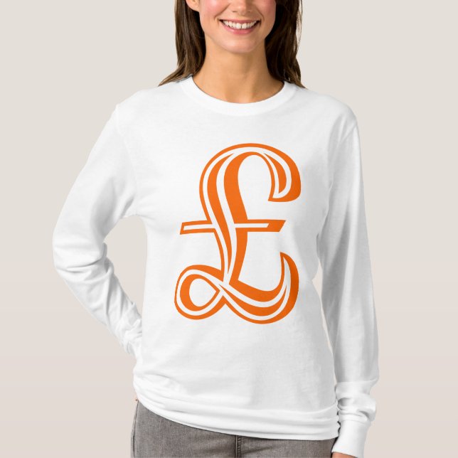T-shirt Signe Livre - Orange (Devant)