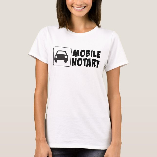 T-shirt Signe mobile de voiture de notaire (Devant)