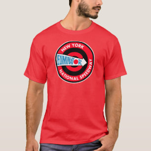 T-shirt Signe national de cru de speed-way de New York