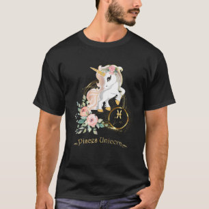 T-shirt SIGNE POICES Zodiac Unicorn maillot cadeau pour fi