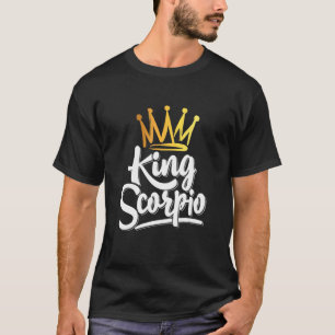 T-shirt SIGNE Roi Scorpio Zodiac Horoscope Anniversaire