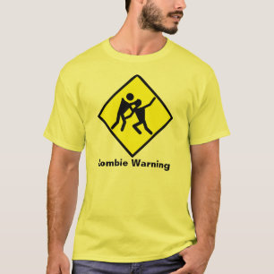 T-shirt SIGNE ROUTIER D'Avertissement Zombie