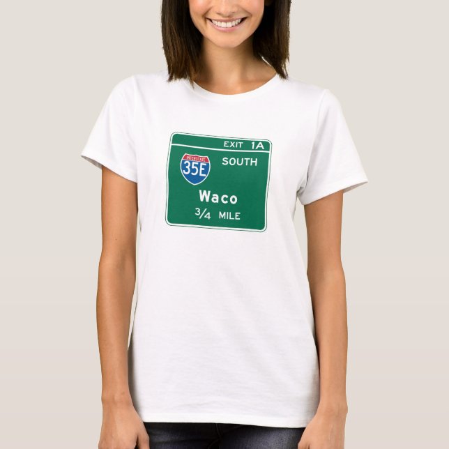 T-shirt SIGNE ROUTIÈRE Waco, TX (Devant)