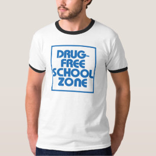 T-shirt Signe sans médicaments de zone d'école