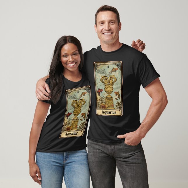 T-shirt Signe solaire Verseau (Unisexe)