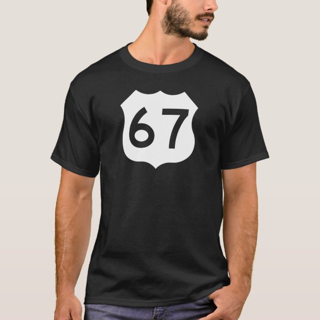 T-shirt Signe US Route 67 (Devant)