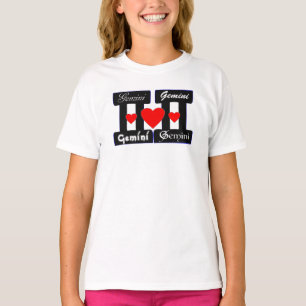 T-shirt SIGNE ♊ VERT 😍 I LOVE Gemini-Best Zodiac Jersey f