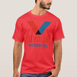T-shirt SIGNE Vintage de garage à huile moteur Valvoline