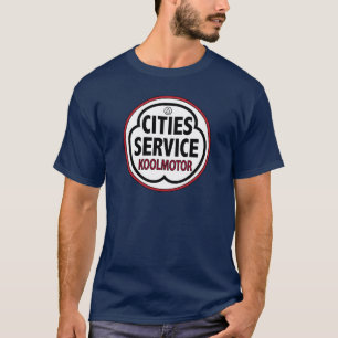 T-shirt Signe vintage de koolmotor de service de villes
