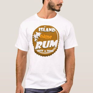 T-shirt Signe vintage de rhum