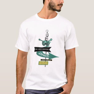 T-shirt Signe vintage de wagon-restaurant de carrefours