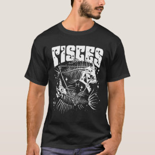 T-shirt SIGNE Zodiaque Blackcraft Poissons Crâne Eau de me