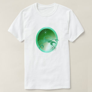 T-shirt SIGNE Zodiaque Design vert Scorpio
