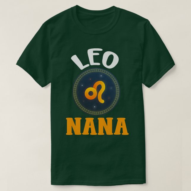 T-shirt SIGNE Zodiaque Femme Leo Nana Horoscope Astrologie (Design devant)