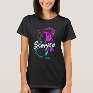 T-shirt SIGNE Zodiaque Scorpio Belle Fille Née En Octobre
