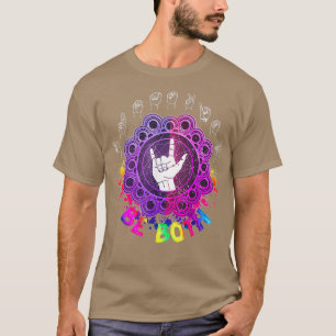 T-shirt Signer des dons de tolérance de l'agent de langue