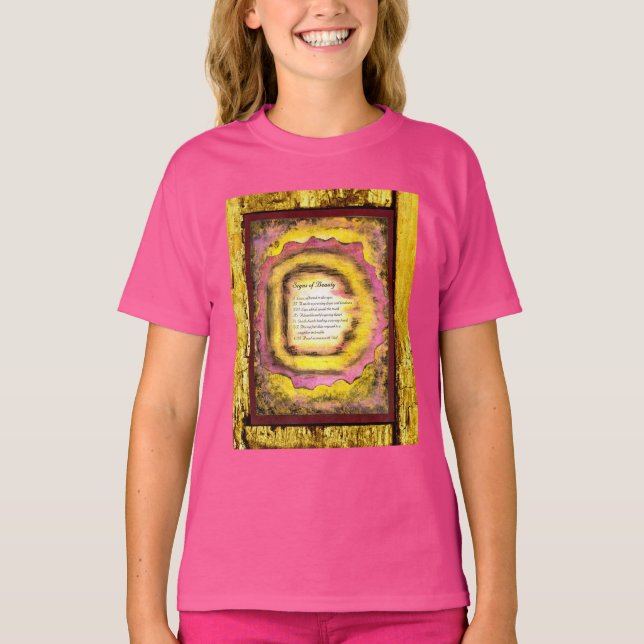 T-shirt Signes de beauté (Devant)