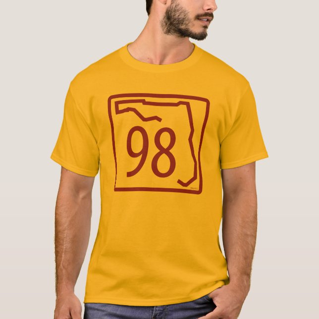 T-shirt Signes de route de la Floride (Devant)