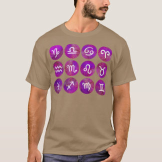 T-shirt Signes de zodiaque pour femmes Astrologie Horoscop