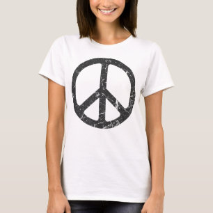 T-shirt Signet de paix femme enfants hommes