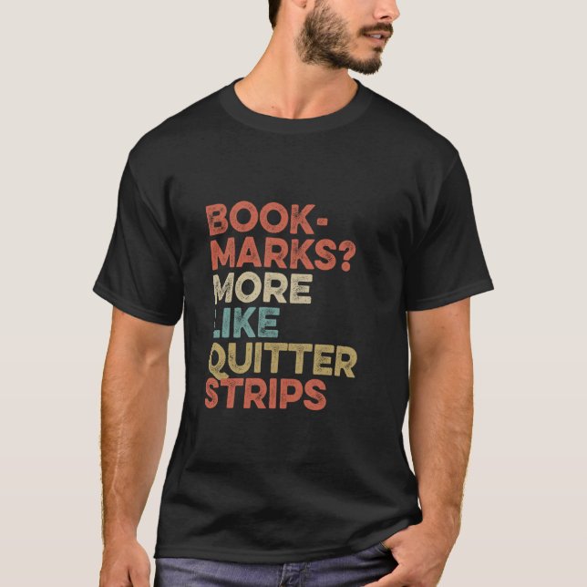 T-shirt Signets Plus comme bandes de Quitter Drôle de lect (Devant)