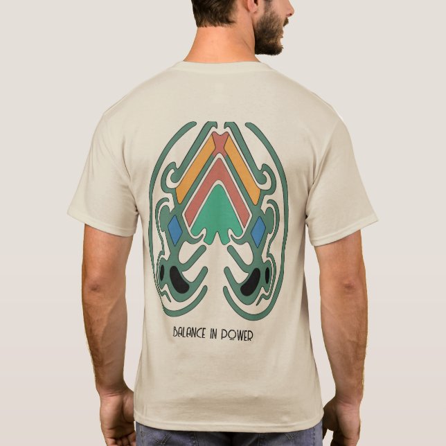 T-shirt Signification abstraite du symbole (Dos)