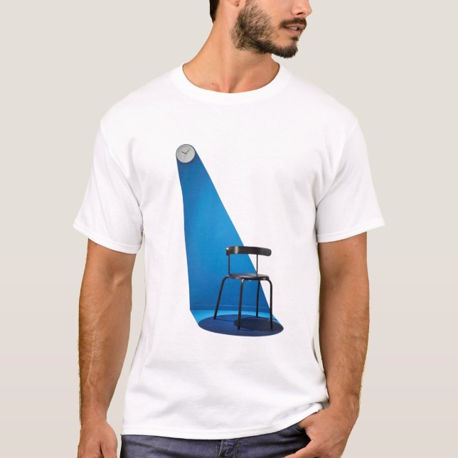 T-shirt Signification de l'horloge et de la chaise (Devant)