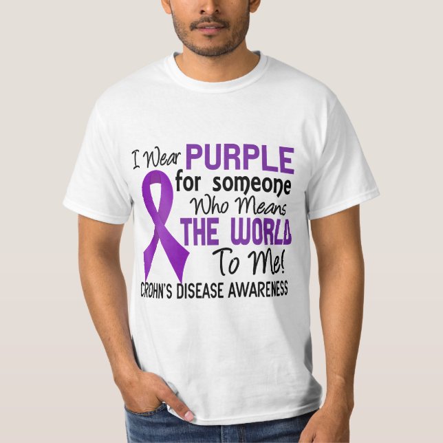 T-shirt Signifie le monde à moi la maladie de 2 Crohns (Devant)