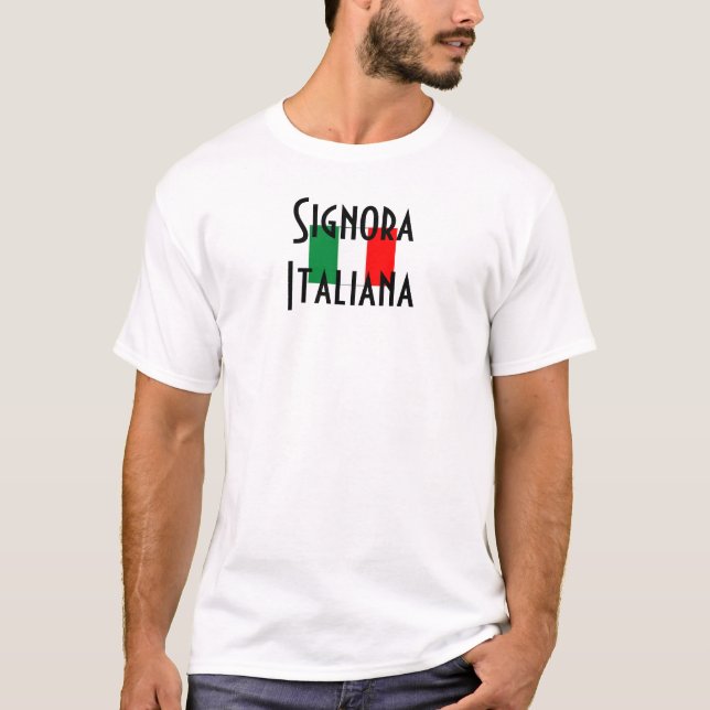 T-shirt Signora Italiana (Devant)