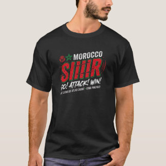 T-shirt Siiir ! Supporteur de Football Marocain - Chants D