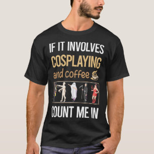 T-shirt S'Il Comprend Café Cosplay Cosplay Cosplayer