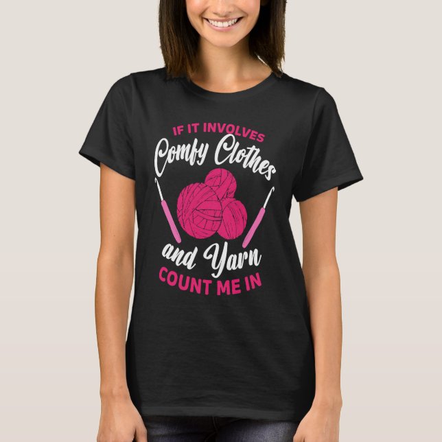 T-shirt S'il implique des vêtements confortables et le Cro (Devant)