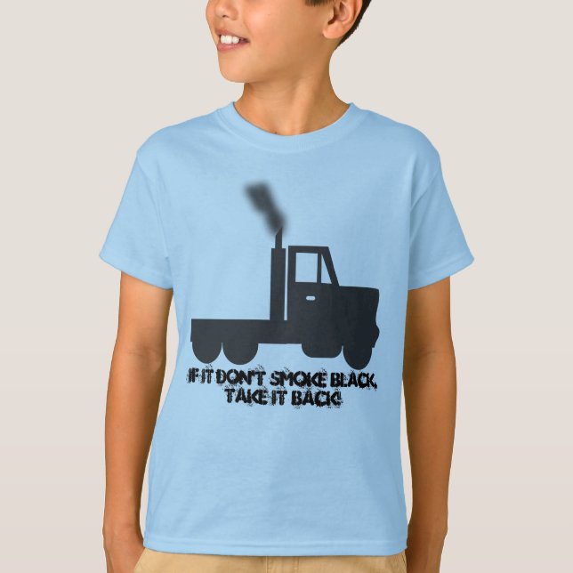 T-shirt S'il ne font pas le noir de fumée badine la pièce (Devant)