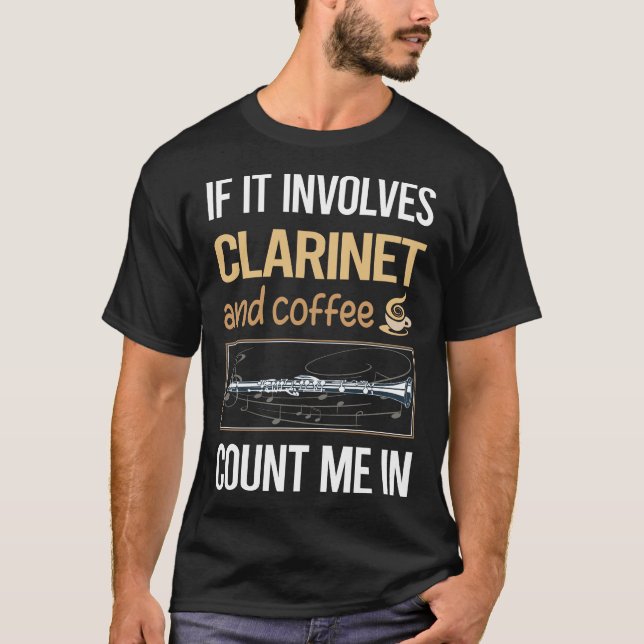 T-shirt S'Il S'Agit De Café Clarinet (Devant)