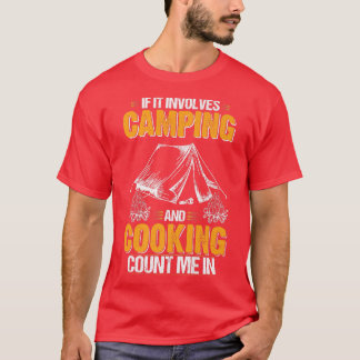 T-shirt S'il s'agit d'un nombre de Cuisines de camping et 