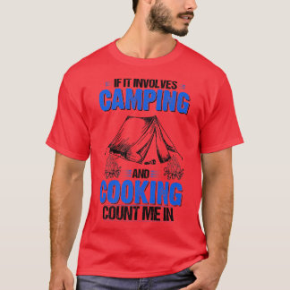 T-shirt S'il s'agit d'un nombre de Cuisines de camping et 