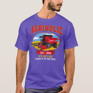 T-shirt S'Il S'Agit D'Un Rouge-Funny-T-Chemise-Combine