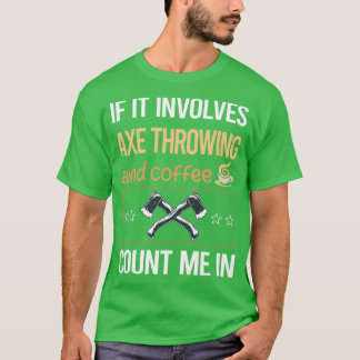 T-shirt S'Il S'Agit D'Un Throwing De Café