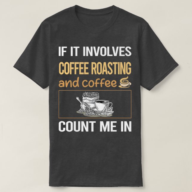 T-shirt S'Il S'Agit D'Une Grille De Café (Design devant)