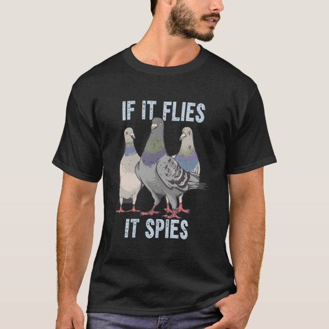 T-shirt S'Il Vole, Il Espère (Devant)